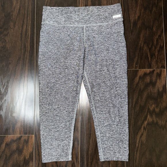 Victorias Secret Pink Women’s S Ultimate Yoga Cropped Leggings Heathered Gray - Picture 2 of 8